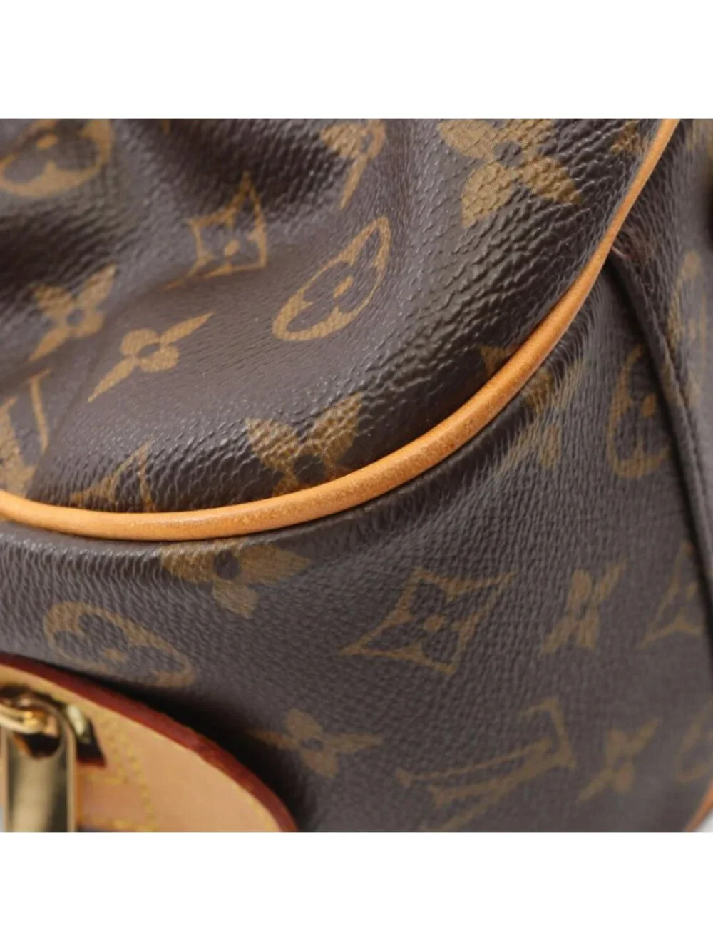 Louis Vuitton Handbag Mitzi Canvas Leather